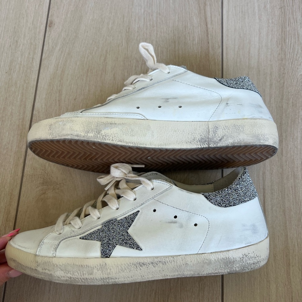Golden Goose Crystal Star and heel Superstars - Picture 5 of 6
